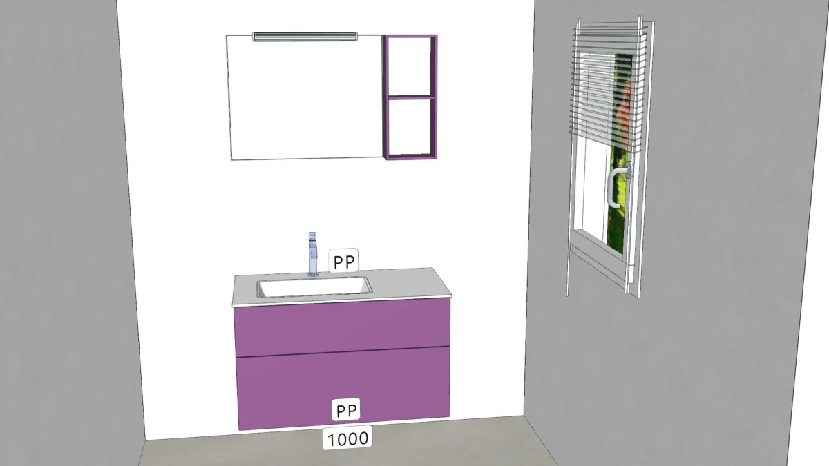 3D-Planung: CORIAN Waschplatz in Hermsdorf