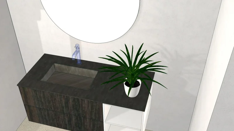 Waschtisch aus HPL in Dekor H011 mit Becken HPM1