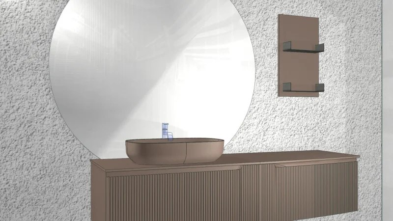 170 cm gerundeter Waschplatz – Planungsbeispiel Saalfelden