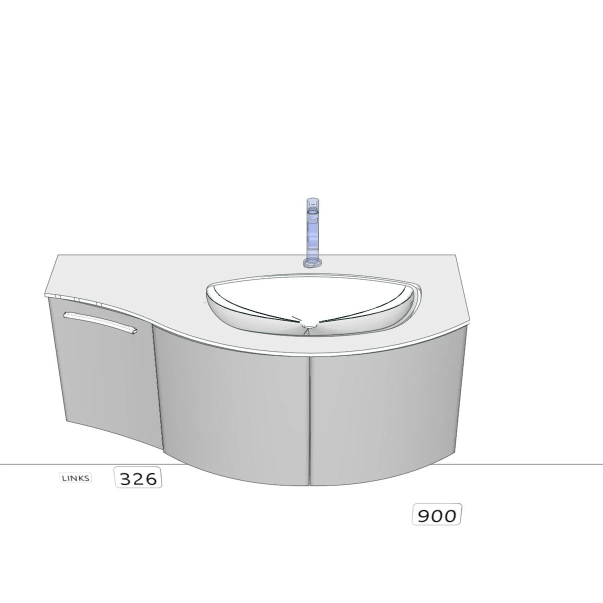 Die Basis - B 90 cm