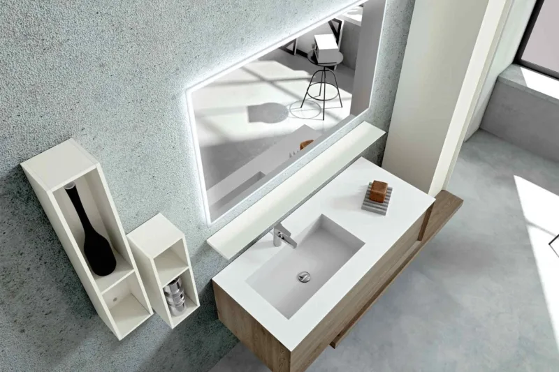 Waschtisch-Tausch im bestehenden Bad, vormontierte Lieferung