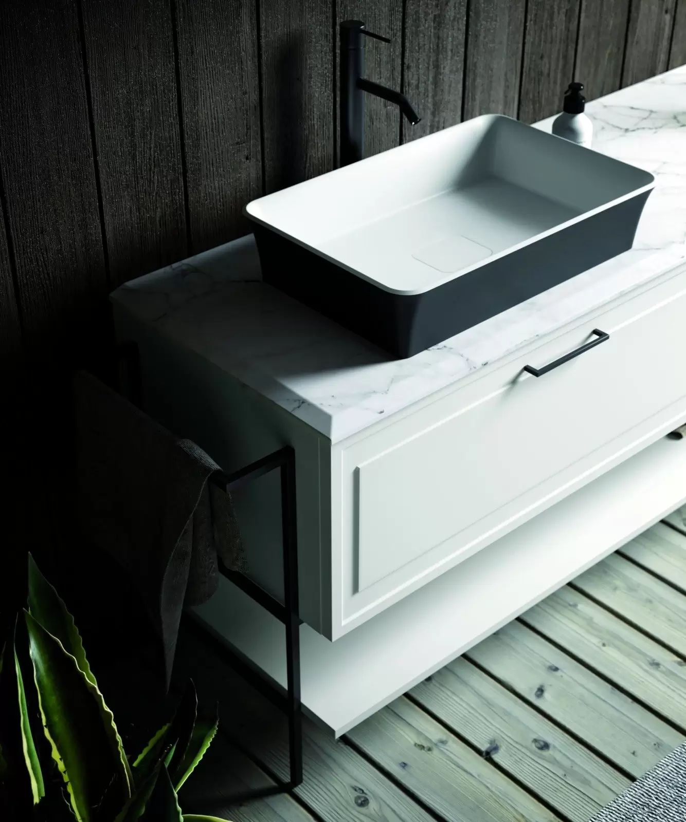 Badmöbel-Serie ROMA 10 Qualitäts-Badmöbel und Waschtische - auch auf Maß. - 4