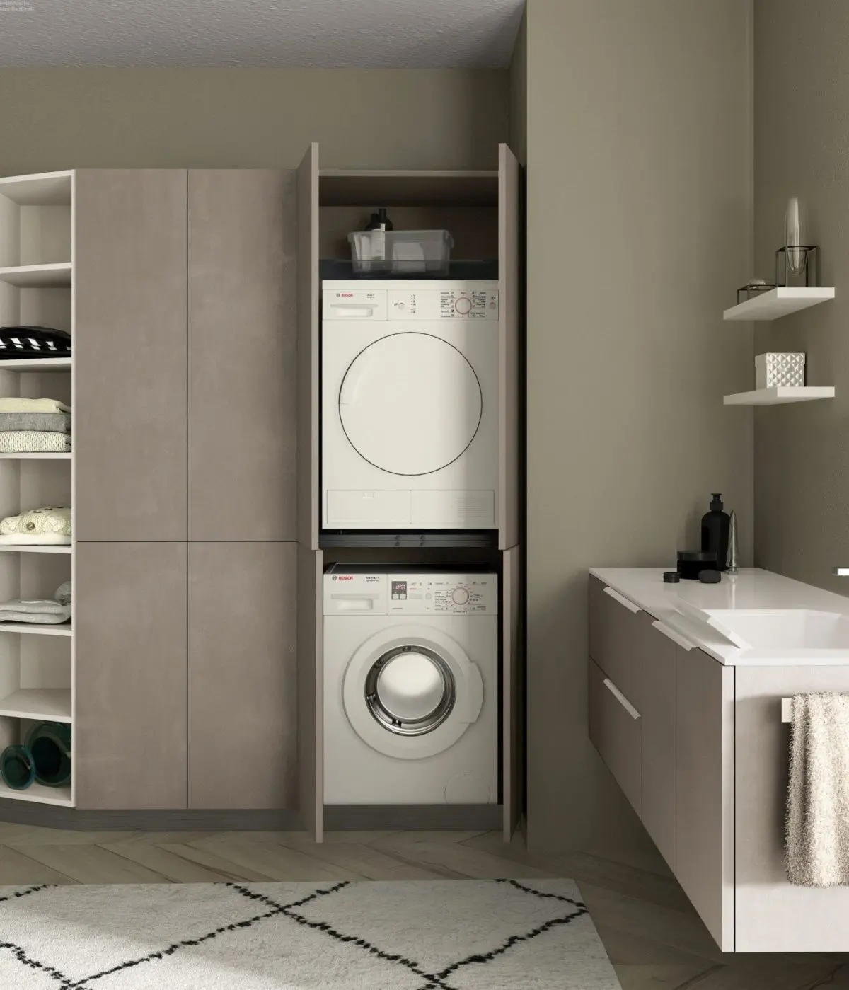 Waschmaschinenschrank fürs Bad Waschmaschinenschrank fürs Bad